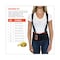 Ergodyne ProFlex 2000SF High-Performance Spandex Back Support Brace, 3X-Large, 46in to 52in Waist, Black 11287 - alternate 6